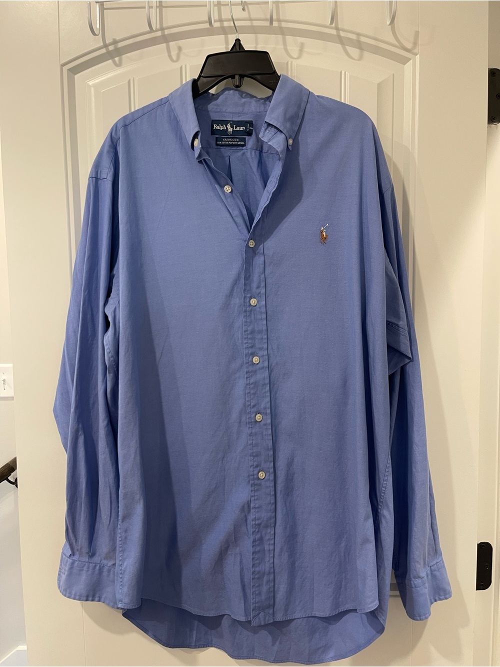 Ralph Lauren Blue Button-Down Dress Shirt